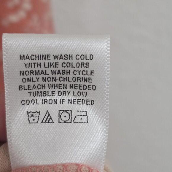 West Kei Women's Maxi Dress Orange Cream Floral V-Neck Flowy Fully Lined Size M - Picture 9 of 9